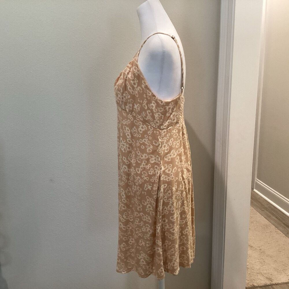 Rip Curl Sunrise Session Ditsy Mini Dress Lightweight Babydoll Tie Front Large - Picture 5 of 6